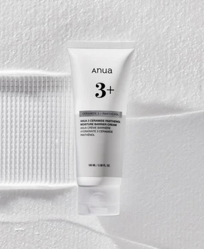 Відновлювальний крем для обличчя ANUA 3+ Ceramide Panthenol Moisture Barrier Cream 100 мл — з 3 видами церамідів і 5% пантенолом д