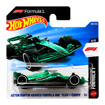 Машинка Базова Hot Wheels Aston Martin Aramco Formula One Team 1:64 JJK25 Green