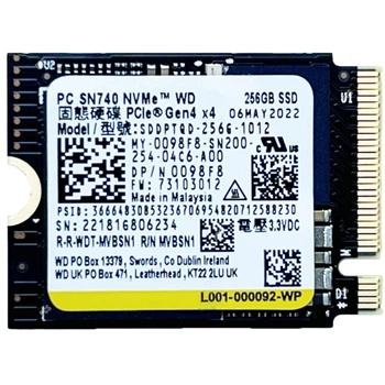 Накопитель SSD M.2 2230 256GB SN740 WD (SDDPTQD-256G)
