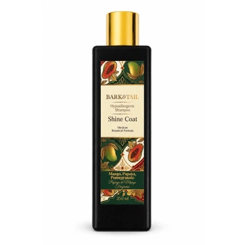 Гіпоалергенний шампунь для відновлення блиску шерсті Bark&Tail - Shine Coat Mexican Botanical,250 мл