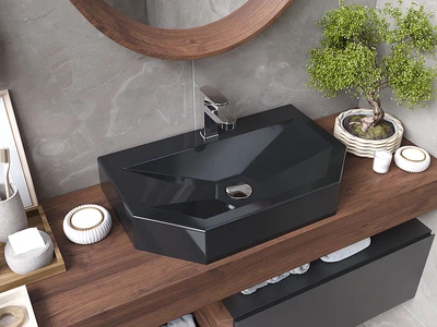 Раковина, Умывальник, накладной Luxor Calvin 60 Black