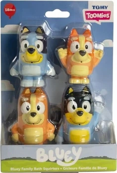 Zestaw kąpielowy Toomies Psikawki Bluey 4 szt. E73868 (5011666738683)