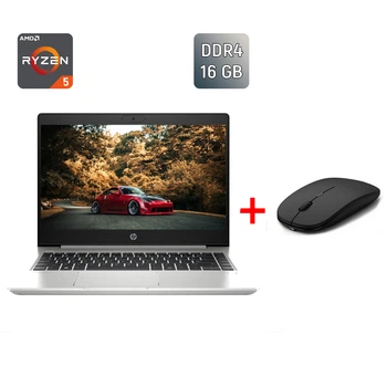 Ультрабук HP ProBook 445 G7 / 14" (1920x1080) IPS / AMD Ryzen 5 4500U (6 ядер по 2.3 - 4.0 GHz) / 16 GB DDR4 / 240 GB SSD / AMD Radeon RX Vega 6 / WebCam / TouchID б/у + Подарунок Беспроводная мышь / USB