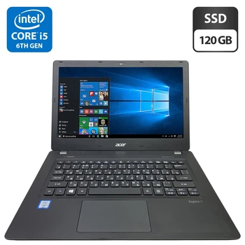 Ультрабук Б-клас Acer Aspire V3-372 / 13.3" (1920x1080) IPS / Intel Core i5-6200U (2 (4) ядра по 2.3 - 2.8 GHz) / 8 GB DDR3 / 120 GB SSD / Intel HD Graphics 520 / WebCam б/в