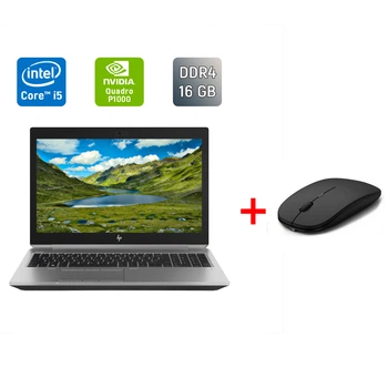 Мобильная рабочая станция Б-класс HP zBook 15 G5 / 15.6" (1920x1080) IPS / Intel Core i5-8300H (4 (8) ядра по 2.3 - 4.0 GHz) / 16 GB DDR4 / 256 GB SSD / nVidia Quadro P1000, 4 GB GDDR5, 256-bit / WebCam / Fingerprint б/у + Подарок Беспроводная мышь /USB