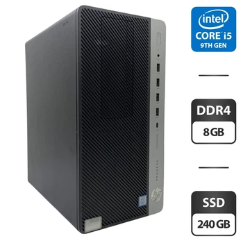 Комп'ютер HP ProDesk 600 G5 Tower / Intel Core i5-9500 (6 ядер по 3.0 - 4.4 GHz) / 8 GB DDR4 / 240 GB SSD / Intel UHD Graphics 630 б/в
