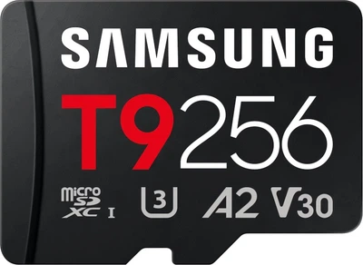 Карта памяти Samsung T9 microSDXC 256GB UHS-I U3 V30 A2 (MB-MH256T/WW)