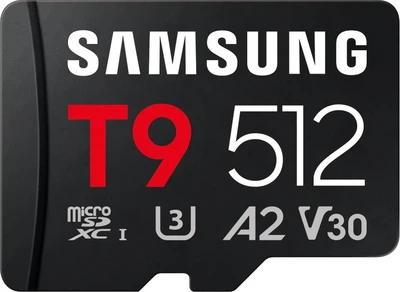 Карта памяти Samsung T9 microSDXC 512GB UHS-I U3 V30 A2 (MB-MH512T/WW)