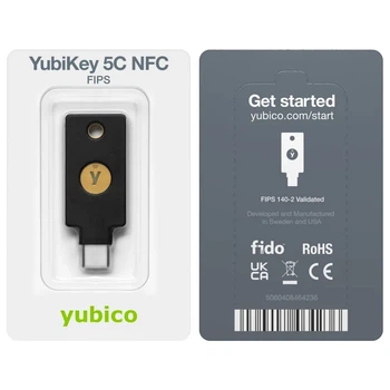 Апаратний ключ Yubico Yubikey 5C NFC FIPS (140-2) USB Type-C (100925)