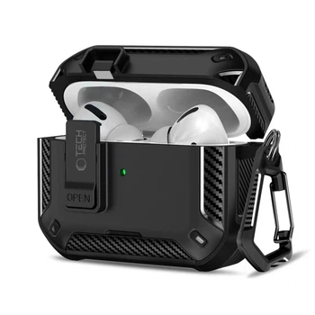 Чехол Tech-Protect Carbonox для AirPods Pro 3 Black with MagSafe (5906302333172)