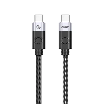 Кабель Orico CC240 USB-C to USB-C 240W USB4 40Gb/s 8K 60Hz 0.5m Black (6941788830141)