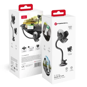 Автодержатель Forcell F-Grip Oval 27 cm Black (5903396144608)