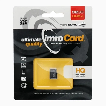 Карта памяти microSD Imro 32GB 100MB/s Class 10 UHS I (5902768015607)