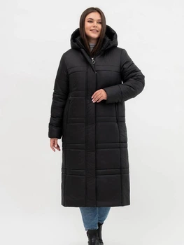 Женская куртка зимняя большого размера UF-fashion LAR 9-1 64 черный