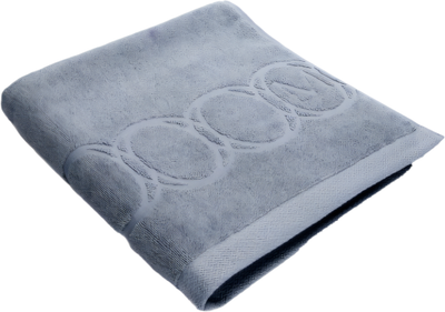 Ręcznik Officine Monogram Opus frotte szary 50 x 100 cm (5902367613631)