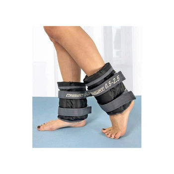 Наборные утяжелители для ног и рук EasyFit EF-WHT-0,5-2,5, 0,5-2,5 кг (пара)