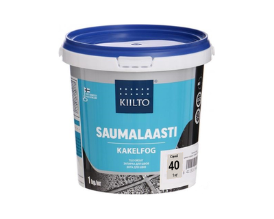 Затирка цементная KIILTO для швов плитки №40 - серая 1кг