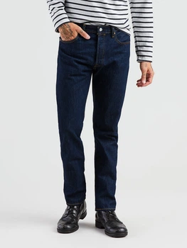 Джинси Levi's 501 Original, Rinse (00501-0115), 100% Cotton, 34-34, темно-синій