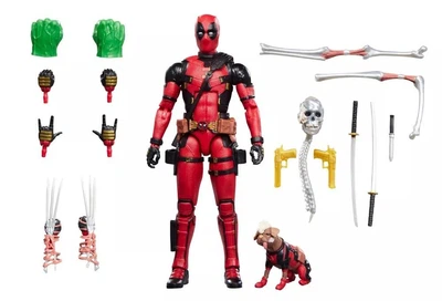 Фигурка Дэдпул и Догпул Marvel Legends Series Deadpool and Wolverine Deluxe Dogpool and Deadpool Action Figure Hasbro