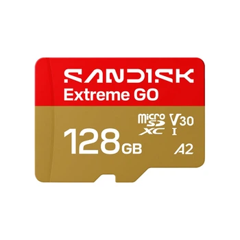 Карта пам'яті microSDXC SanDisk Extreme GO 128 ГБ Class 10 UHS-I U3 V30 A2 до 240 МБ/с