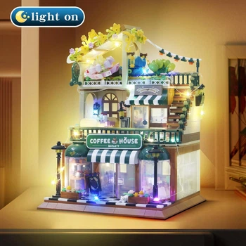 Конструктор "Уютная Кофейня" (1470 деталей), Мини-блоки (Mini Blocks), Декор
