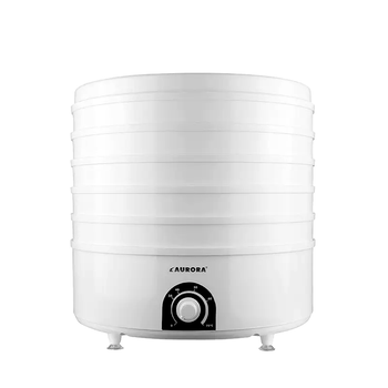Сушка для овощей и фруктов 5 секций мощность 520 Вт для дома пластик Aurora MC-2300
