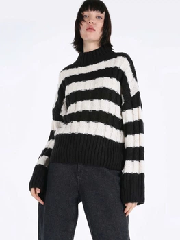 Свитер вязаный женский Colin's CL1065967-BLK M Черный (8683197899804)