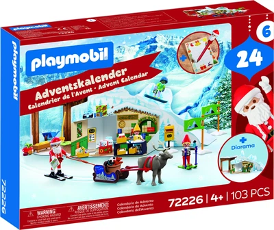 Klocki Playmobil Advent Calendars: Biegun Północny 90 elementów 72226 (4008789722263)