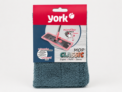 Запасная насадка на швабру York Classic 081090/blue