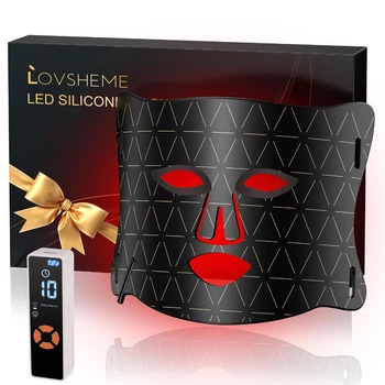 LED маска для світлотерапії Lovsheme LED Face Mask червоне синє світло 3 режими FDA