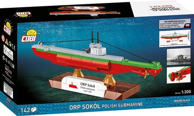 Конструктор Cobi Historical collection World War II ORP Sokol Polish Submarine 4863 142 елементи (5902251048631)