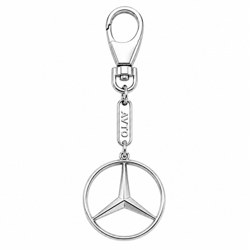 Брелок из белого золота Mercedes (Мерседес) (з9003.3)