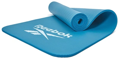 Коврик для тренировок Reebok голубой 183х80х1,5 см для фитнеса и йоги с амортизацией