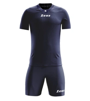 Футбольная форма Zeus KIT PROMO синяя мужская XXL комплект шорты и футболка для тренировок и игры
