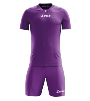 Форма для футбола Zeus комплект шорты и футболка фиолетовая детская XS спортивная одежда для тренировок