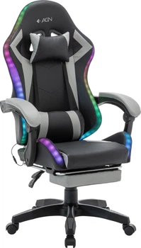 Кресло игровое AGN RGB Black-Grey (AGN09-25)