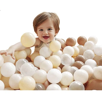 BG-BABYGO Ocean Ball Pool Критий дитячий жувальний м'яч Boba Ball Еластична дитяча іграшка потовщена безпечна без запаху