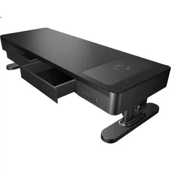 Подставка Luwei ZGL121 для монитора и ноутбука с регулировкой высоты, USB 3.0, беспроводной зарядкой и ящиком