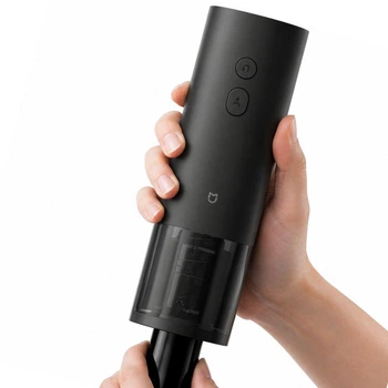 Электрический штопор для вина Xiaomi Mijia Electric Wine Opener с автоматическим извлечением пробки и ножом для фольги, черный