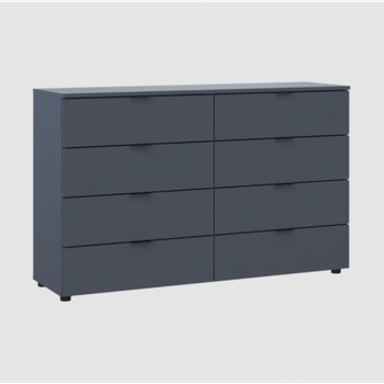 Комод Doros Рон 8 Графіт 8 Ящиків 130х38х81 (41516173)