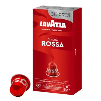 Кофе в капсулах Nespresso Lavazza Qualita Rossa лавацца росса 10 шт, алюминий