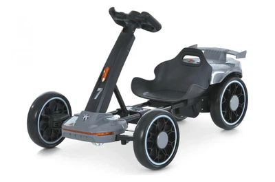 Детский автомобиль V-18 FORMULA 25 аккумуляторный 12V/4,5 Ah 2*380 Вт с Bluetooth USB пультом дистанционного управления музыкальным сопровождением EVA колесами и багажным отделением для игрушек серый