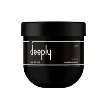 Сахарный скраб для тела deeply citrus ritual sugar body scrub для отшелушивания и обновления кожи с цитрусовым ароматом 250 мл