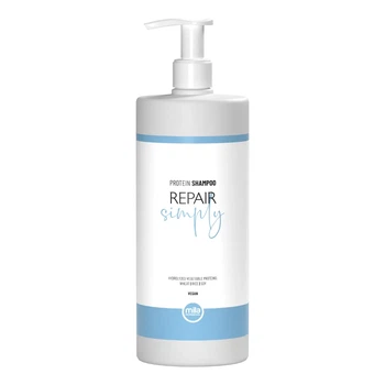 Шампунь відновлюючий Simply Repair Protein 950 мл для пошкодженого волосся з протеїнами пшениці, рису та сої