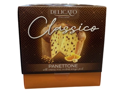 Панетоне Delicato Classico з цукатами та родзинками 500 г (4820235280413)
