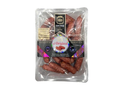Ковбаски Gremio Salami Mini el Original сирокопчені 250 г (4823079000551)