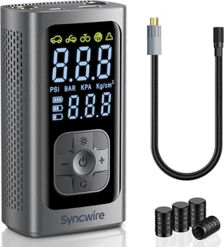 Портативный компрессор Syncwire 150PSI для авто, мото и велосипедов AirMax
