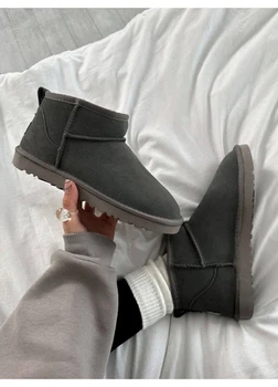 Чобітки зимові Ultra Mini Grey Suede 40 (25,5см ) ( krsUG074)