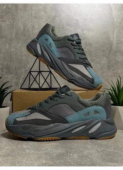 Сірі з блакитним кросівки Stilli Yeezy Boost 700 41 (26,5см ) ( zax5835)