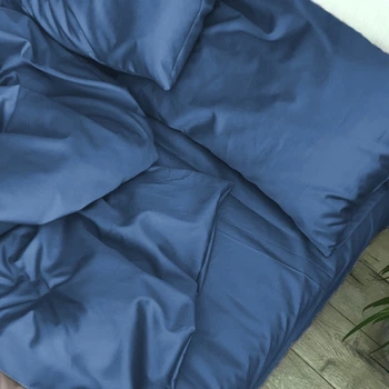 Простынь Satin Light Pro 10-011 Dark Blue 220*240